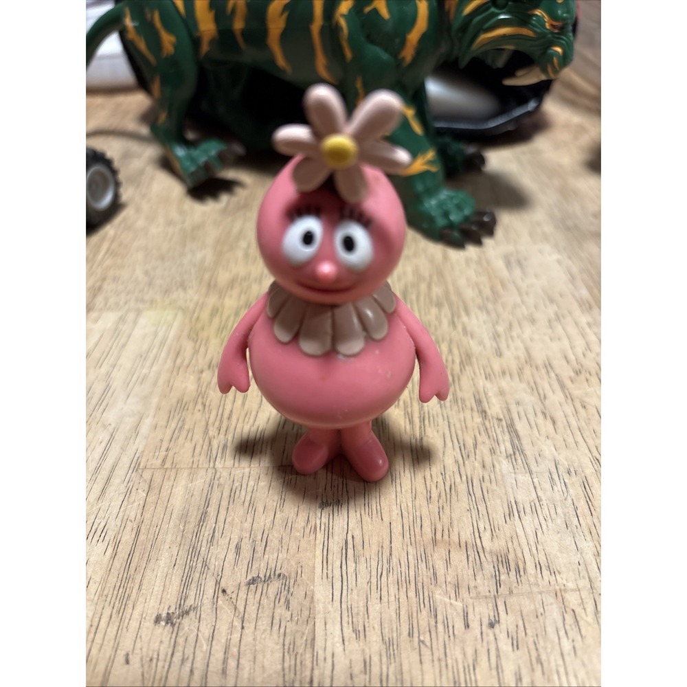 YO GABBA GABBA FOOFA Figure Toy 3” 2013 JAZWARES Nickelodeon Pink Flower Alien